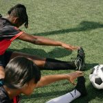 stretchen voetbaltraining